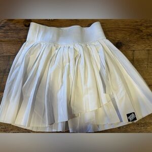 Justice White A-Line Skirt